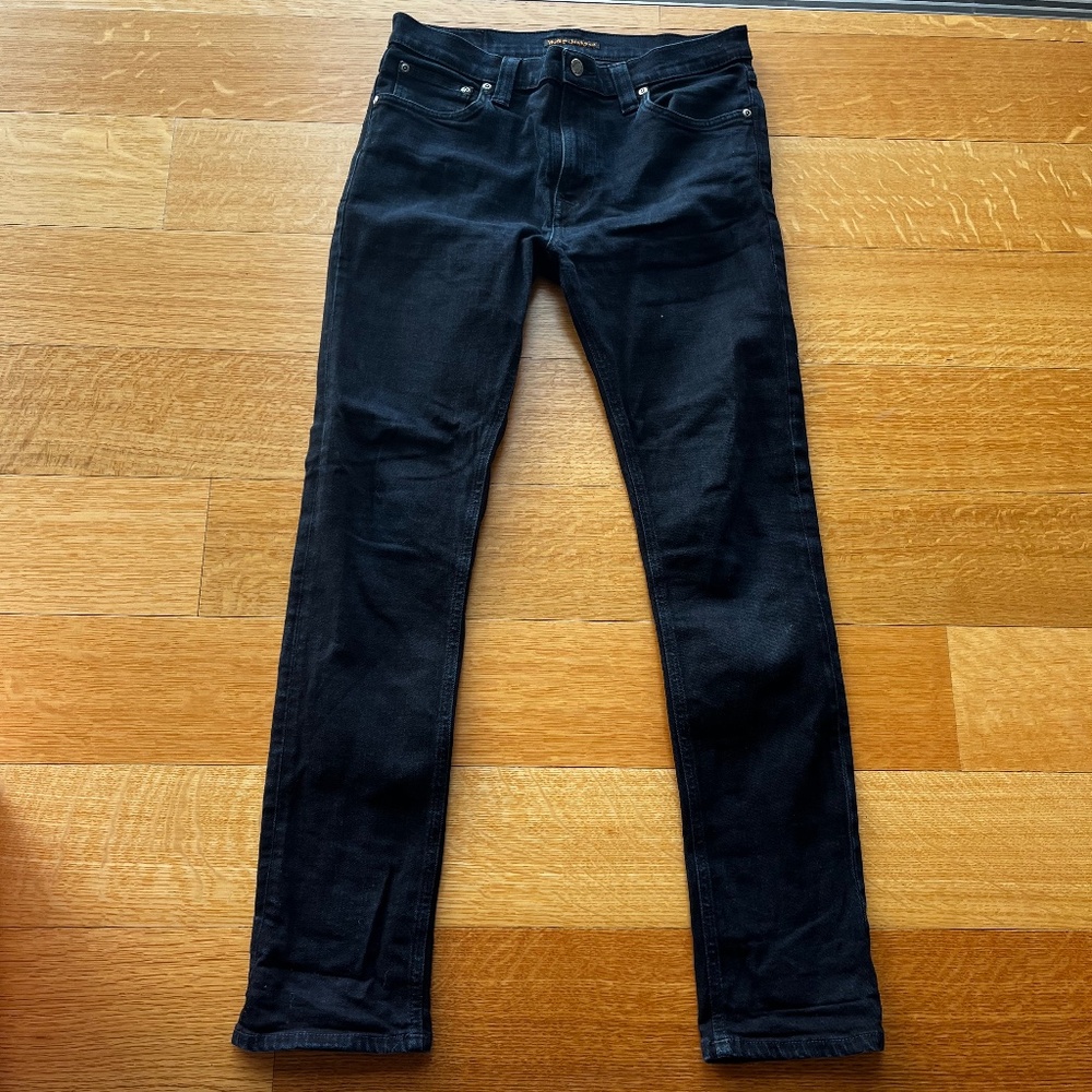 Dark Wash Blue Jeans